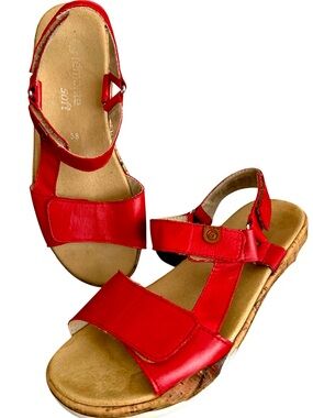 Remonte Leather Adjustable Comfort Sandals - Women